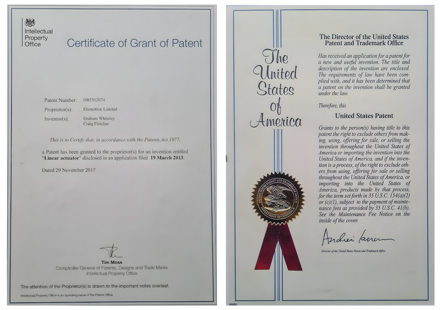 Read more about the article First patents granted